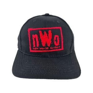 NWO Black and Red Logo Cap